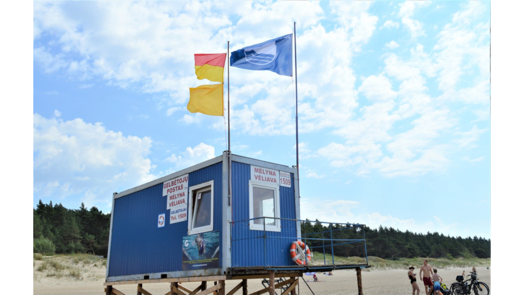 2026-2027 metams Mėlynąją vėliavą gavo ir Palangos Birutės parko paplūdimys
