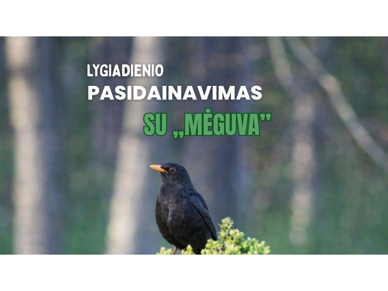 Lygiadienio pasidainavimas su „Mėguva“