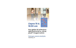 „Gimę jausti“ – atviro dienoraščio knygos pristatymas su autore Austėja Šidlauskaite Palangoje