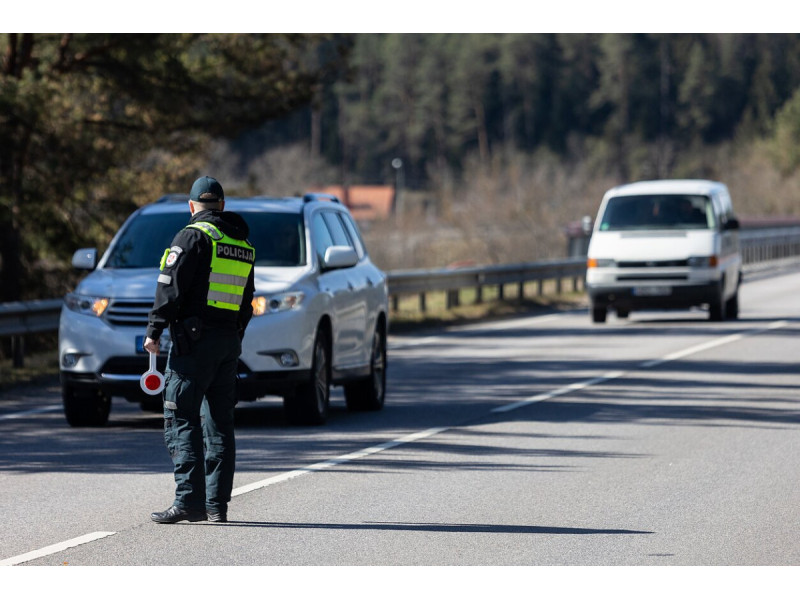 Kelių policija | P. Peleckio / BNS nuotr.