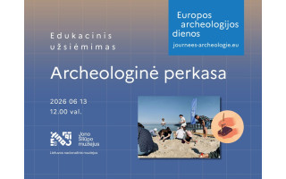 Kviečiame į Europos archeologijos dienas Palangos burmistro Jono Šliūpo muziejuje