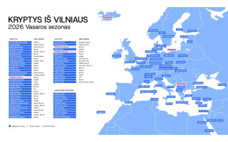 Prasideda aviacijos vasara: dažnesni skrydžiai ir 100 krypčių iš Lietuvos oro uostų