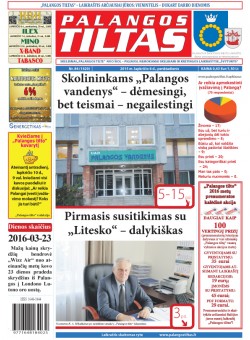 Palangos tilto laikraštis, Data: 2015-11-05, Numeris: 84(1420) 