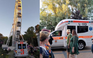 Poilsiautojų šturmo Palangoje neatlaikė darbuotojai – per sausakimšą Basanavičiaus gatvę į pagalbą brovėsi medikų brigada