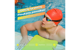Dviejų savaičių plaukimo pamokos Palangos baseine