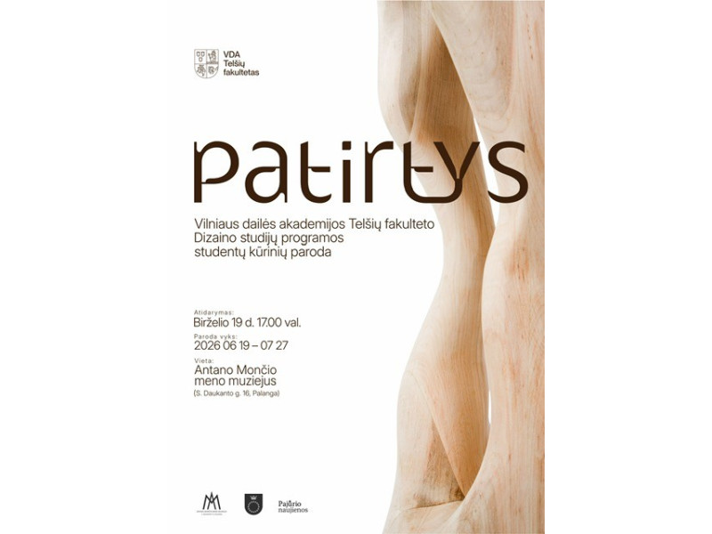 Vilniaus dailės akademijos Telšių fakulteto Dizaino studijų programos studentų kūrinių paroda „Patirtys“