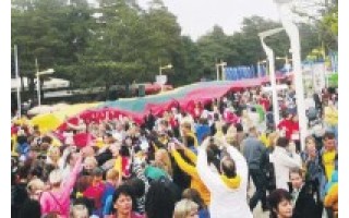 Festivalis „Sportas visiems“ Palangai padovanojo Gineso rekordą