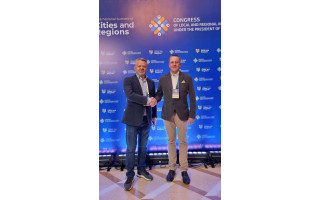 Bučos meras tragiškų, ketvirtųjų karo Ukrainoje metinių, proga padėkojo palangiškiams