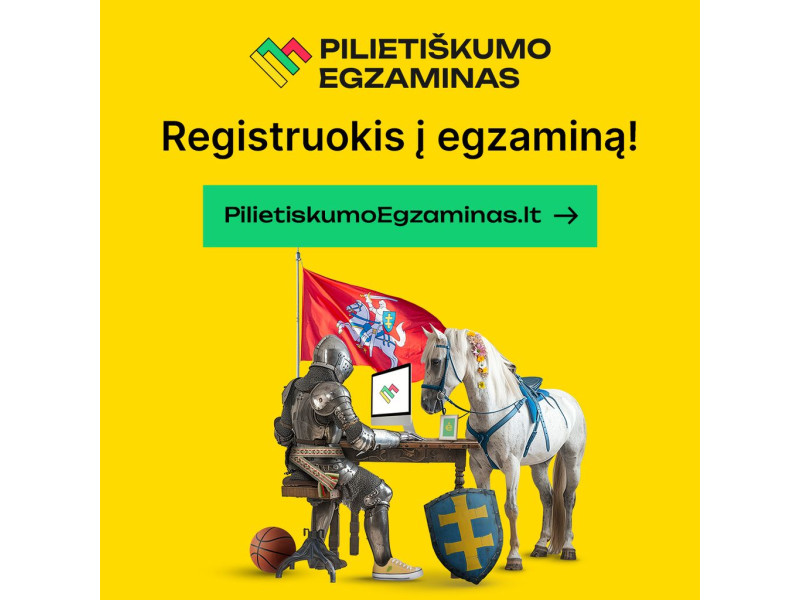 Kviečiame dalyvauti jau antrajame Pilietiškumo egzamine!