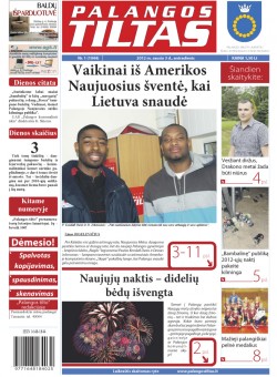 Palangos tilto laikraštis, Data: 2012-01-02, Numeris: 1 (1044) 