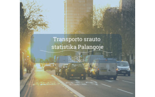 Transporto srautų statistika Palangoje