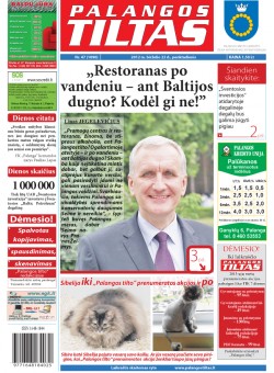 Palangos tilto laikraštis, Data: 2012-06-21, Numeris: 47 (1090) 