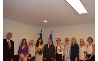 Palangoje lankėsi Gruzijos nepaprastoji bei įgaliotoji ambasadorė Lietuvoje Khatuna Salukvadze