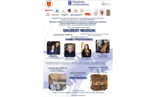 XXIV SEMINARAS IR FESTIVALIS ..GAUDEAT MUSICA"