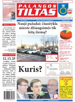 Palangos tilto laikraštis, Data: 2016-01-07, Numeris: 2(1436) 