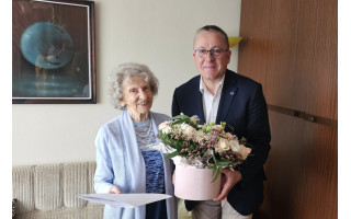 Palangiškė, buvusi pradinių klasių mokytoja Irena Sakelytė, švenčia 100-ąjį jubiliejų
