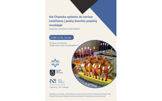 Kai Chanuka aplanko du kartus: kviečiame į jaukią popietę muziejuje