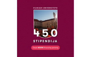 Vilniaus universiteto stipendija būsimiems studentams