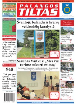 Palangos tilto laikraštis, Data: 2013-05-23, Numeris: 39 (1180) 