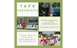 Kviečiame rinktis pasieniečio profesiją