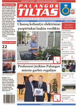 Palangos tilto laikraštis, Data: 2018-09-20, Numeris: 38(1663) 