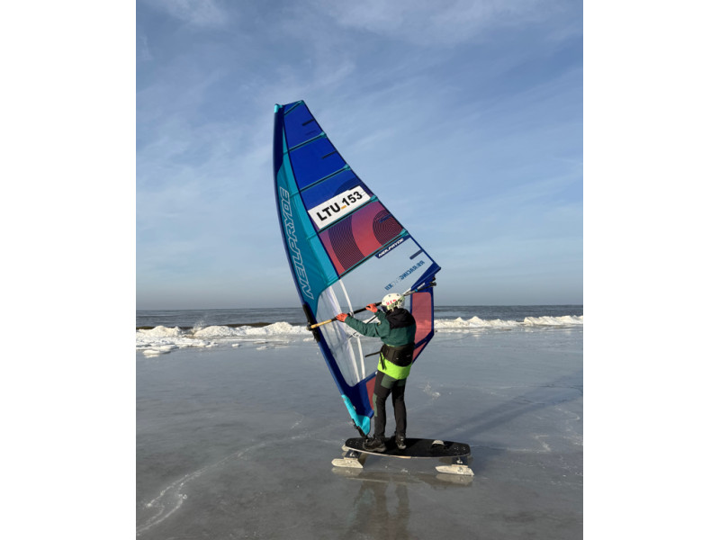 Neįprasta treniruotė Palangos paplūdimyje – pasiruošimas pasaulio čempionatui