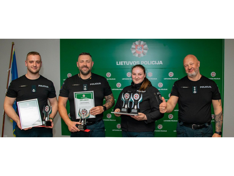 Išrinkta geriausia 2025 m. Klaipėdos apskrities VPK pareigūnų komanda