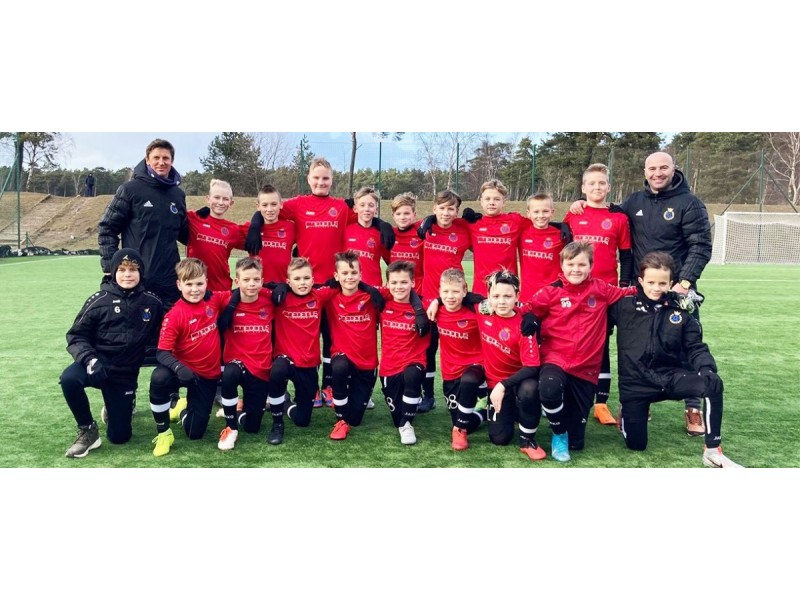 Palangos FK „Gintaras“ U-13 komanda Lietuvos čempionate 5:0 sutriuškino bendraamžius iš Plungės