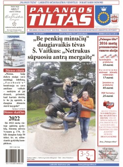 Palangos tilto laikraštis, Data: 2015-06-04, Numeris: 41(1377) 