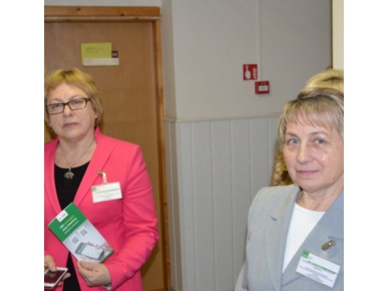 Iš kairės Palangos poskyrio vedėja Elena Kuznecova ir Palangos poskyrio vyresnioji specialistė Stanislava Bagdonienė. 