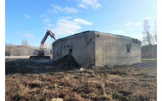 Palangoje naikinamas Molotovo linijos bunkeris: jau turi planų, kas atsiras vietoj jo