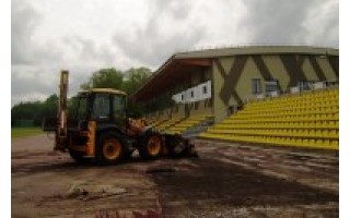 Palanga tesi pažadą sportininkams – pradėta stadiono renovacija 