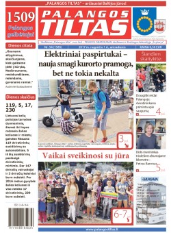 Palangos tilto laikraštis, Data: 2017-07-31, Numeris: 54(1585) 