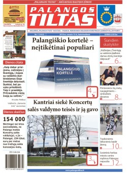 Palangos tilto laikraštis, Data: 2018-02-15, Numeris: 7(1632) 