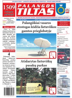 Palangos tilto laikraštis, Data: 2016-08-08, Numeris: 59(1493) 