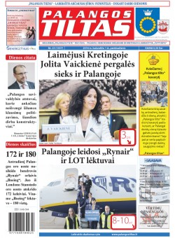 Palangos tilto laikraštis, Data: 2016-03-31, Numeris: 23(1457) 