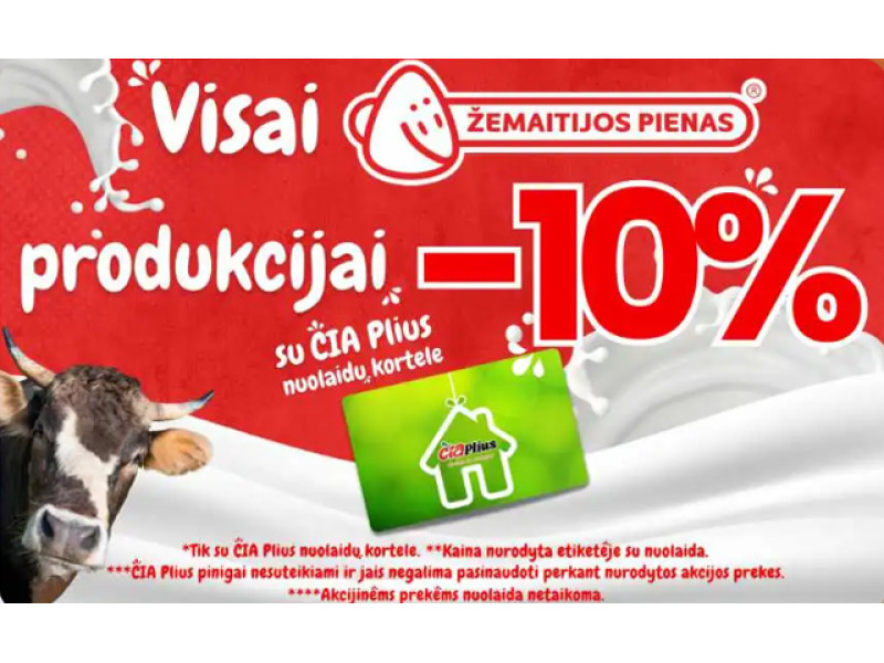 ČIA MARKET akcijos ir nuolaidos