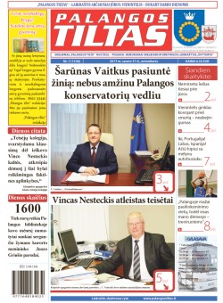 Palangos tilto laikraštis, Data: 2017-01-30, Numeris: 7(1538) 