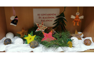 Palangos sanatorinėje mokykloje – konkursas-paroda „Su gintarinėm šv. Kalėdom, Palanga!