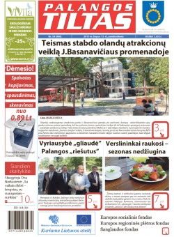 Palangos tilto laikraštis, Data: 2011-07-14, Numeris: 54 (998) 