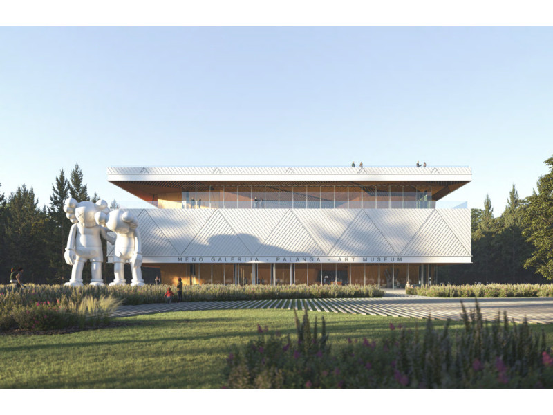Palanga kviečia pamatyti savo ateitį: Kurhauze pristatomos būsimos meno galerijos architektūrinės idėjos (VIZUALIZACIJOS)