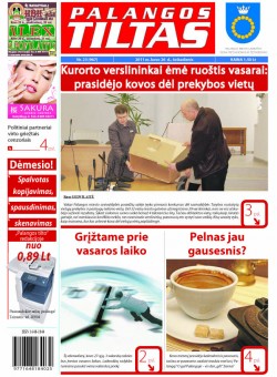 Palangos tilto laikraštis, Data: 2011-03-25, Numeris: 23 (967) 