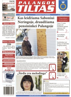 Palangos tilto laikraštis, Data: 2012-03-12, Numeris: 20 (1063) 