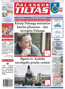Palangos tilto laikraštis, Data: 2014-12-29, Numeris: 98(1336) 