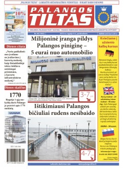 Palangos tilto laikraštis, Data: 2015-09-03, Numeris: 66(1402) 