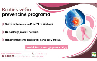 21 tūkst. diagnozių per metus: nemokama galimybe pasitikrinti pasinaudojama per mažai
