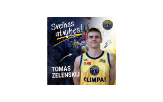 Tomas Zelenskij – pirmasis naujokas Palangos „Olimpas“ komandoje
