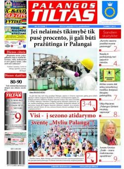 Palangos tilto laikraštis, Data: 2012-05-10, Numeris: 35 (1078) 