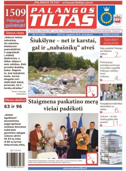 Palangos tilto laikraštis, Data: 2017-08-28, Numeris: 61(1592) 