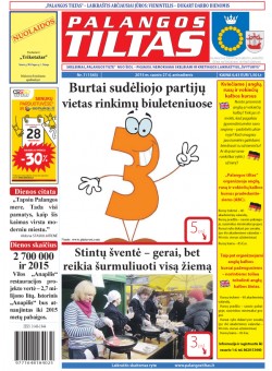 Palangos tilto laikraštis, Data: 2015-01-26, Numeris: 7(1343) 